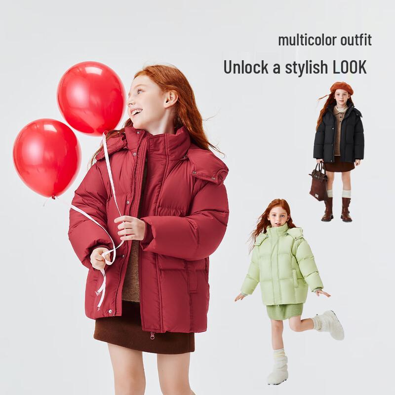 Snowflying Unisex Kids' Winter Thickened Down Jacket