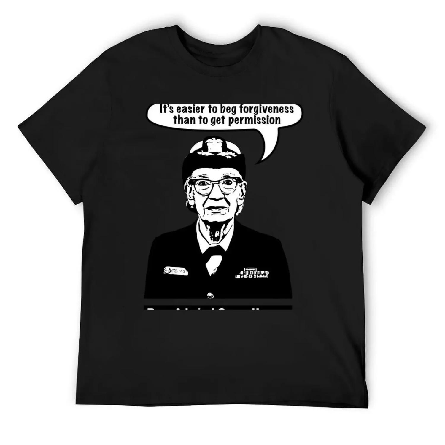

Grace Hopper T-Shirt fashion shirts plain for a boy men graphic t shirts XXXXXL чорний