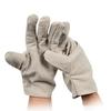 Thickened Anti-slip Canvas Welding Gloves - White Shell, Wear-resistant for Work & Handling