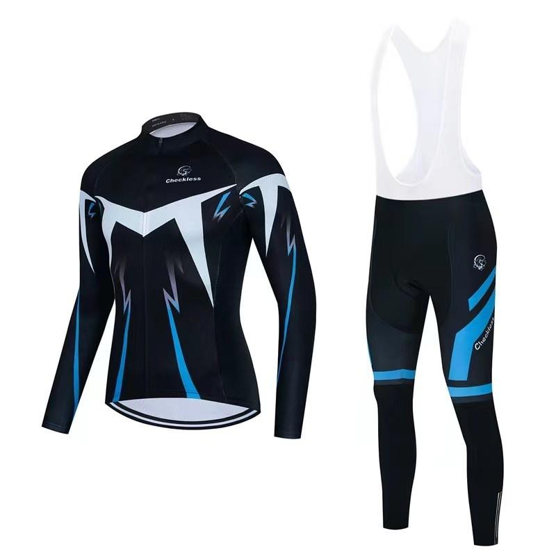 Men Women Cycling Jersey Long Sleeve Road Mountain Bike Sport Shirt Breathable Quick Dry Fall Season