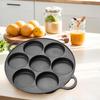 Non-Stick 7 Hole Omelette Pan Efficient Kitchen Frying Pan Multipurpose Ham Pans  Pancake