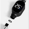 Intelligent LED Display Shower Water Thermometers Touch Control Real Time Monitoring Anti Scald Protecting