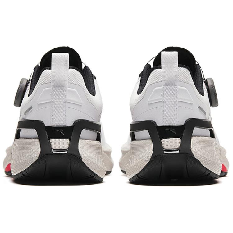 Anta Ruan Lian Pro Shock Absorbing Wear Resistant Non Slip Low Top Running Shoes Men sneaker White Black 112427780-4