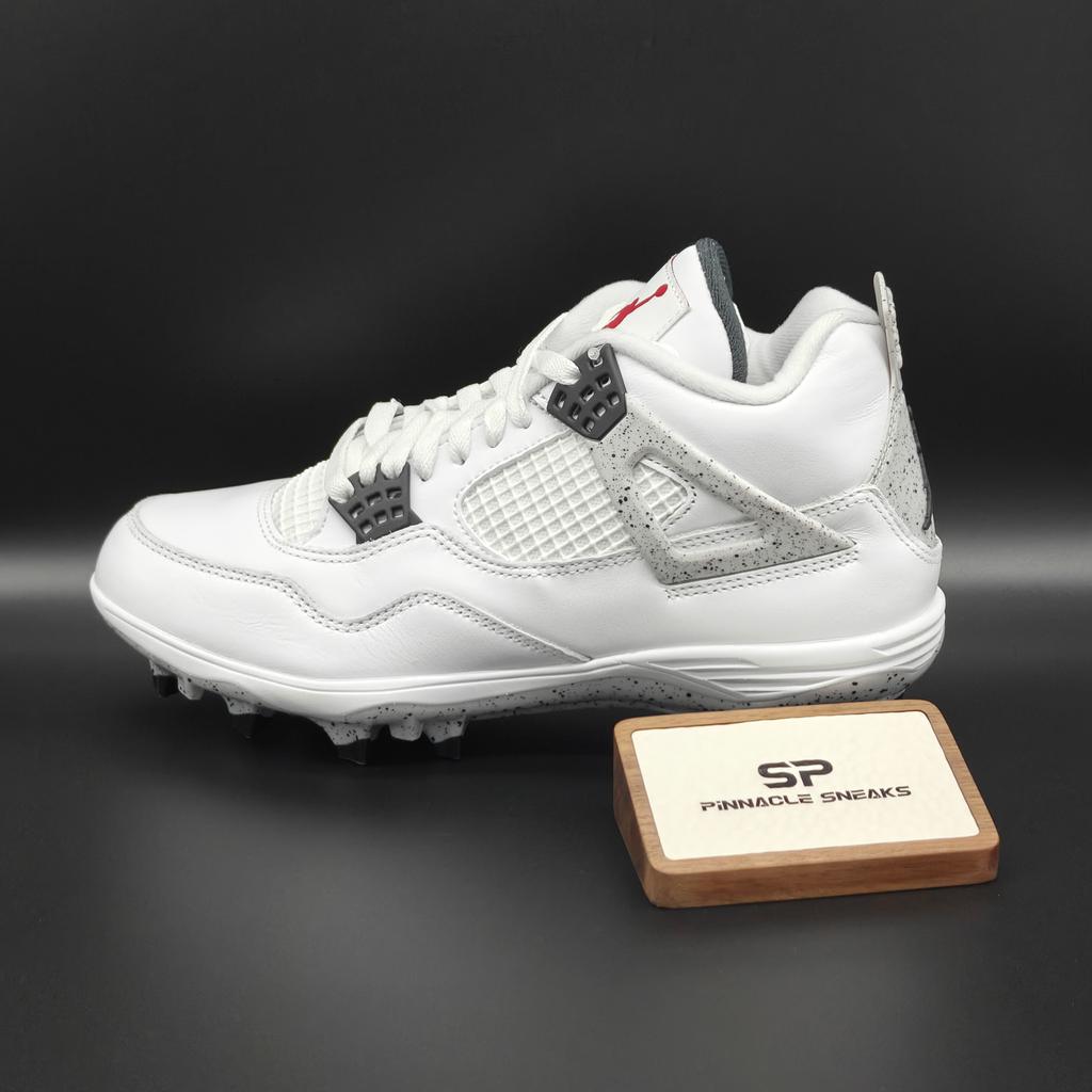 Jordan 4 Retro TD Stollen 'White Cement' HQ0207-106 Herrengröße Sofortiger Versand