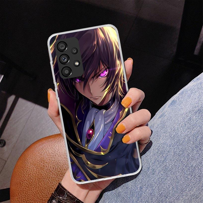 Code Geass Anime Phone Case For Samsung Galaxy A52 A32 A22 A12 A51 A31 A50S A30S A20S A10S Note 20 Ultra 10 Plus S10 A72 A71 Gal