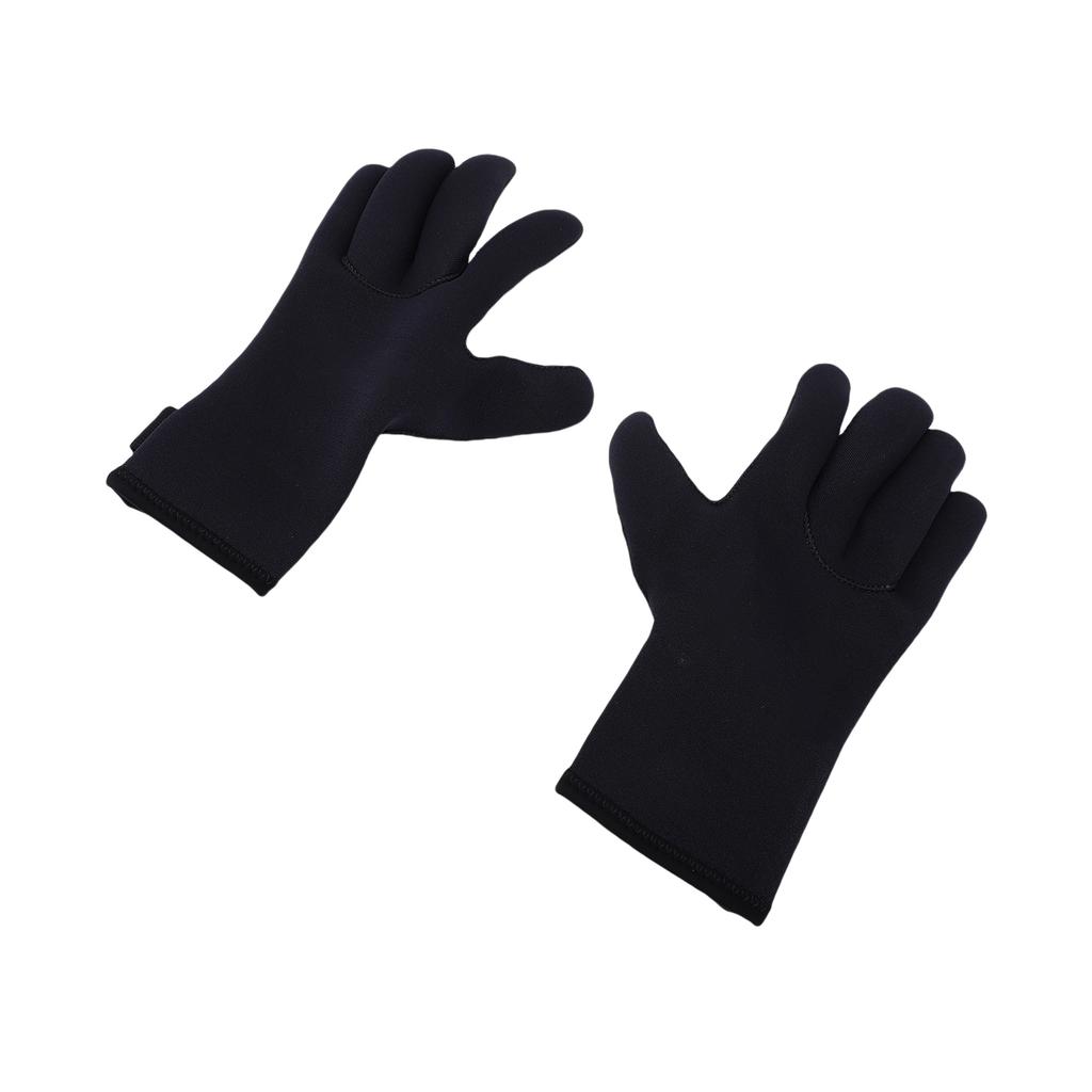 3MM Diving Gloves Waterproofing Anti Slip Warm Thermal   Gloves with Non Slip Palm Touch Points Ergonomic Cuff for Cold Water Diving