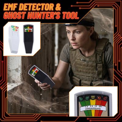 EMF-Messgerät, Jagdausrüstung und Magnetfeld-Detektor für paranormale Untersuchungen und Heim- und EMF-Erkennung