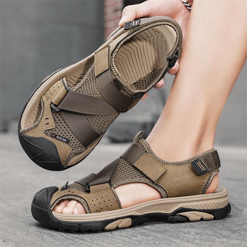 Fashion Fashion Quick Dry Men Shoe New Trend Male Summer Beach Sandals Breathable Leisure Walk Sandals Fashion Hollow Out Mesh Shoes