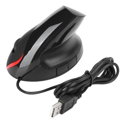 עכבר אופטי אנכי ארגונומי נטען מקלט USB ABS עכבר חוטי למשרד jsy‑12