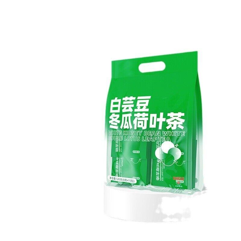 

Чай из листьев лотоса с белой фасолью и зимней дыней - Oil-Cut Big Belly Flow Health Tea 120 g