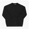 Acne Studio Ci0187 Black  900  Face Logo Patch Public Sweatshirt