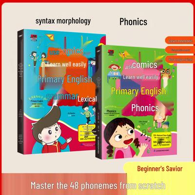 Master Elementary English: Fun Phonics, Quick Grammar & Morphology Through Comics