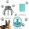 Portable Dog Pooper Scooper Leak-Proof No Touch Dog Waste Pick-up Cleaner with Bag Attachment Claw Grabber Pickup Tool