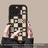 Plaid Panda Apple iPhone Case for iPhone Models 17/16 Pro Max/15 Pro/14/13/12