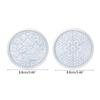 Multifunction Coaster Resin Mold Novelty-Snowflake Cup Mat Silicone Mold Xmas-Tree Coaster Epoxy Resin Mould Table-Decor