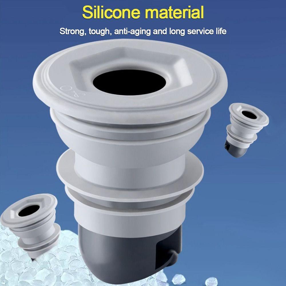 Silicone Washbasin Floor Drain Core Sealing Ring Floor Drain Connector Sewer Pipe Strainer Plug