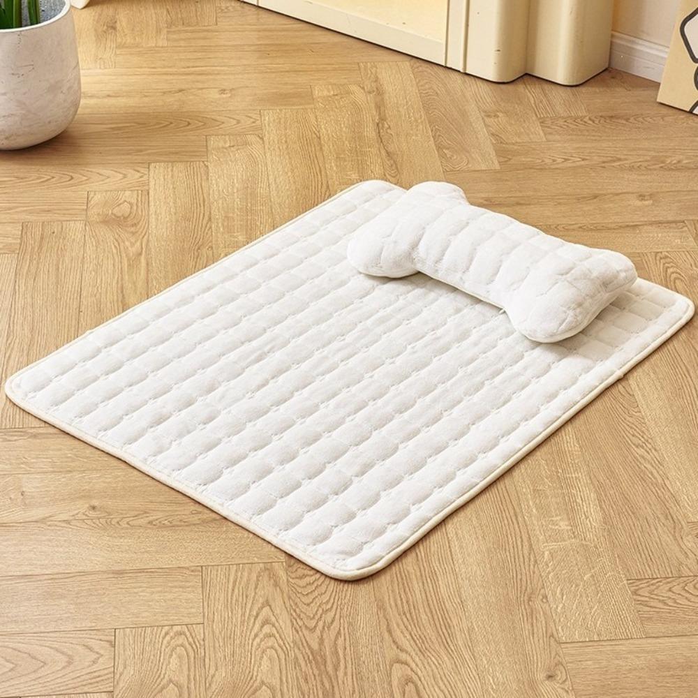 Warm Pet Sofa Bed Thicken Cat Sleeping Nest Anti Scratch Flannel Pet Sleeping Mat for Kitten Puppy