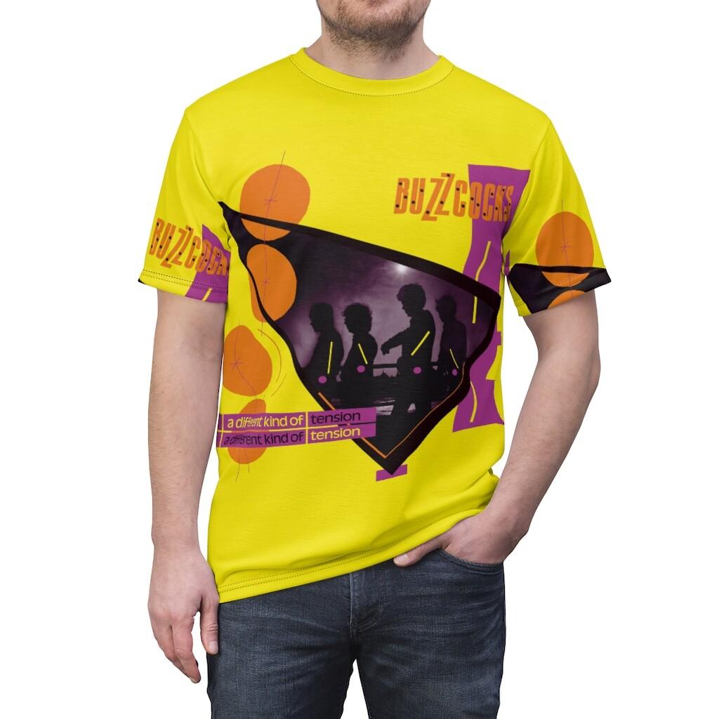 Buzzcocks Indie Punk Rock Bands Vintage Look All Over Printing Tee Shirt Unisex T-Shirt XXL