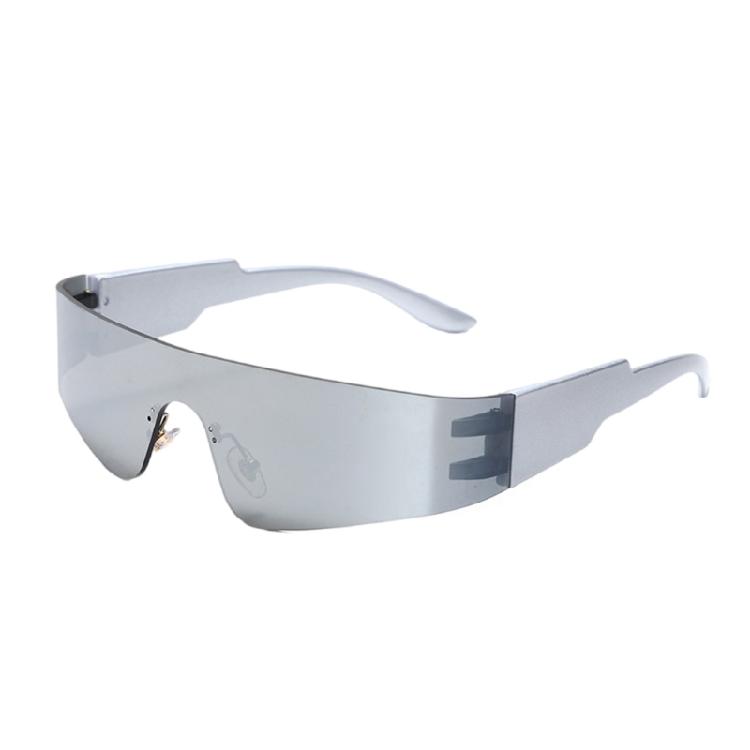 Trendy Cyber Punk Sun Glasses for Men and Women with UV400 Protections Comfortable Nose Pad Eyeglasses for Motorcycling