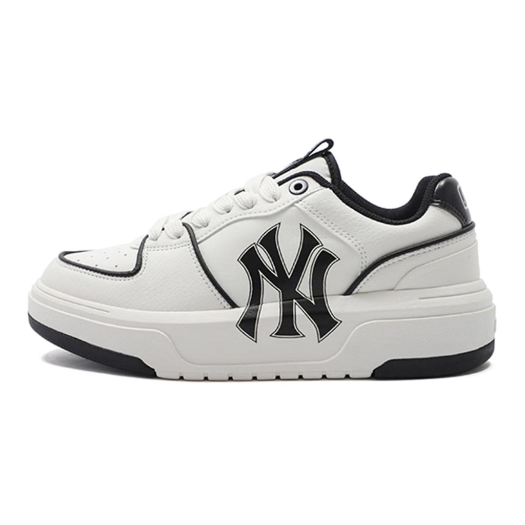 MLB Chunky Liner Skateboard Shoes Unisex Low Top White 3ASXCA12N-50WHS(TeamS3- )