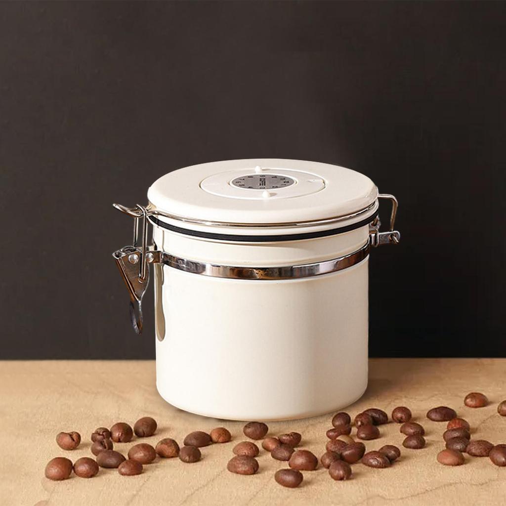 Coffee Container, Household Coffee Bean Sealed Storage Tank Tool, Tea Sugar Canisters, Airtight Storage Tank