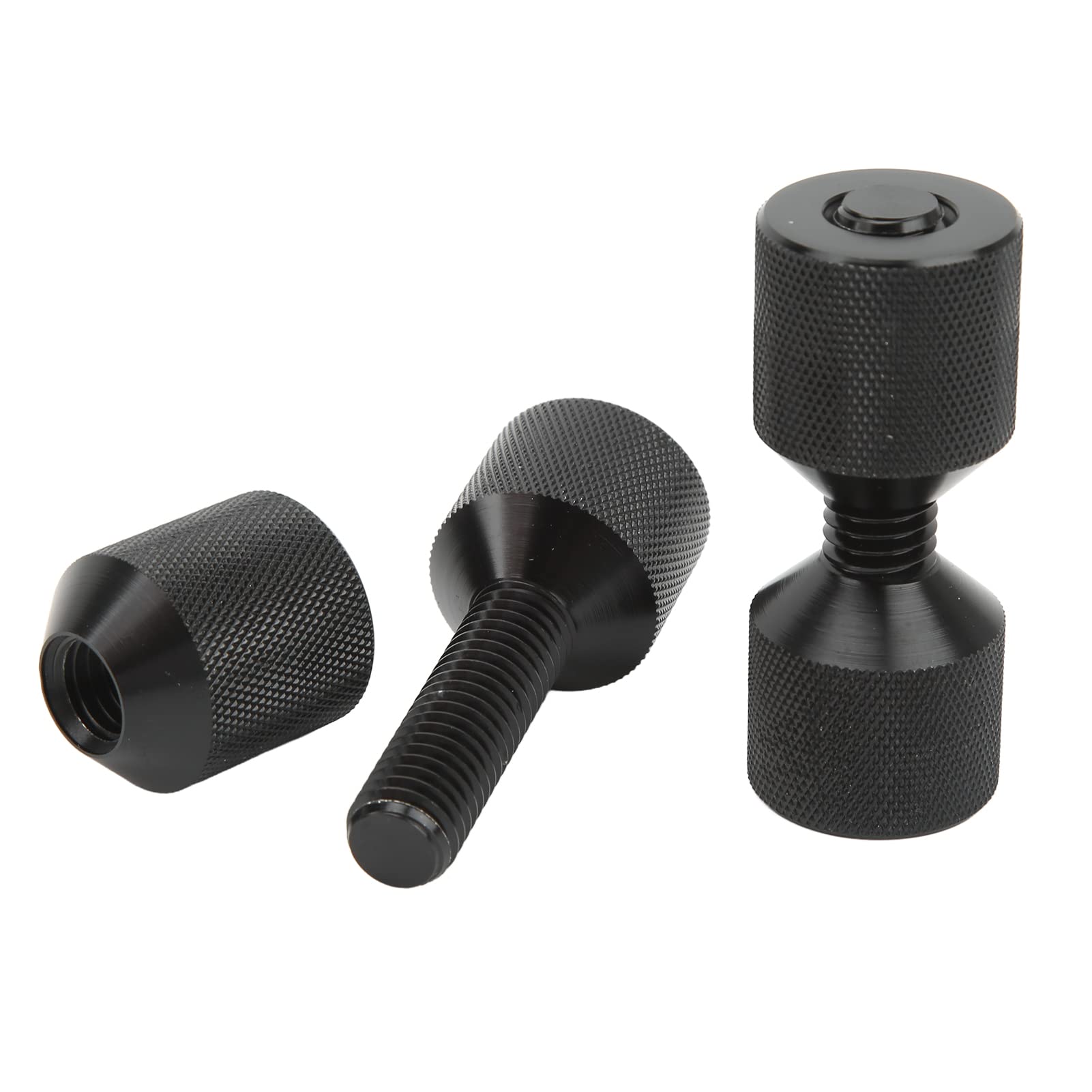 

2-отверстные центровочные штифты для фланцев, Набор быстросъемных штифтов для фланцев, Алюминий, Прочные, Простая установка, Портативный инструмент, Черный, M12, 2 шт.