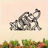 Metal Evolution Wall Art Sculpture for Classroom Study Room Office Decor Gift