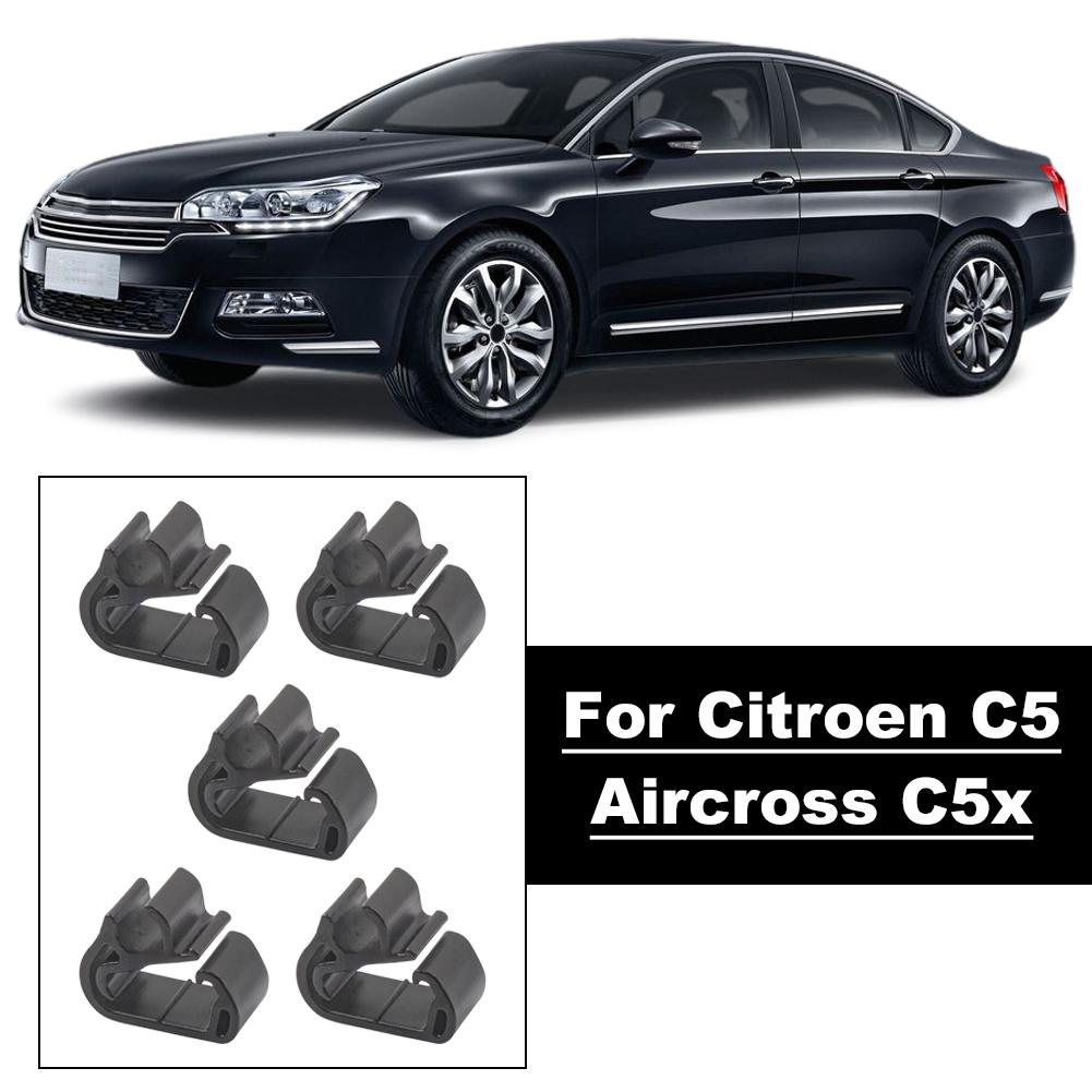 5pcs Wiper Arm Spray Hose Clip for Citroen C5 Aircross C5x Arm Sprays Pipe Buckle for PEUGEOT 3008 (P84) 5008 (P87) 408x L1U3