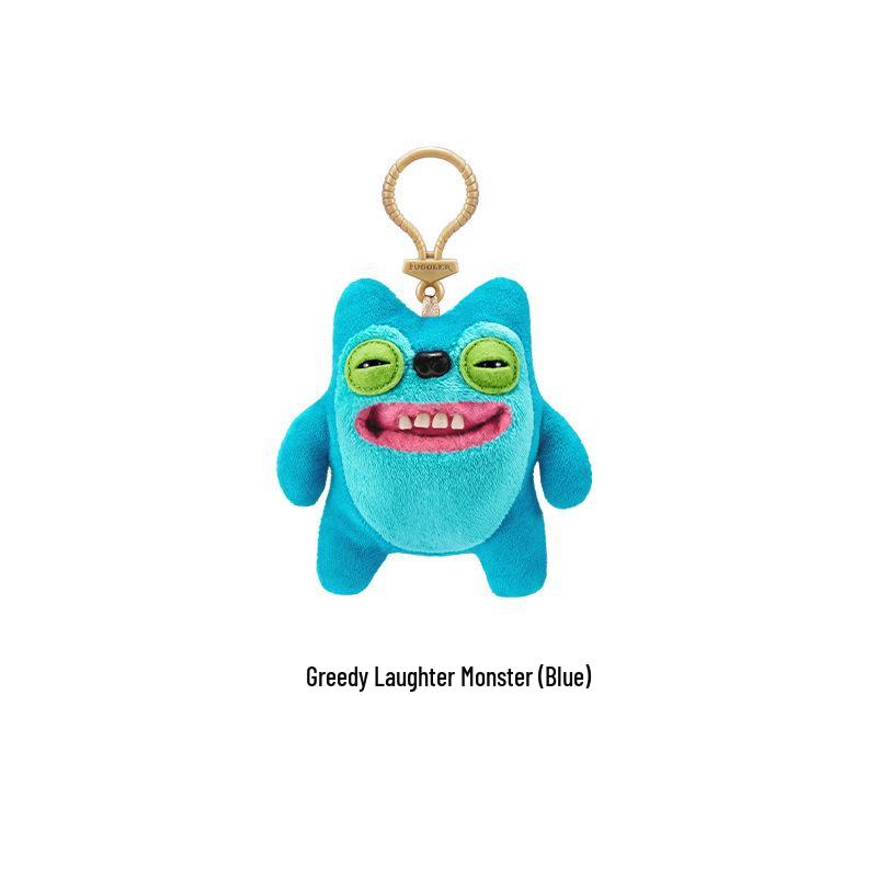 Portachiavi Peluche Mostro dei Denti Fuggler - Bambola Carina e Divertente, 3a-5a Generazione.