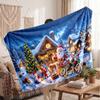 Manta de Franela con Nombre Personalizado Impreso Calidez Confort Manta para Cama Decoración del Hogar Regalo Festivo