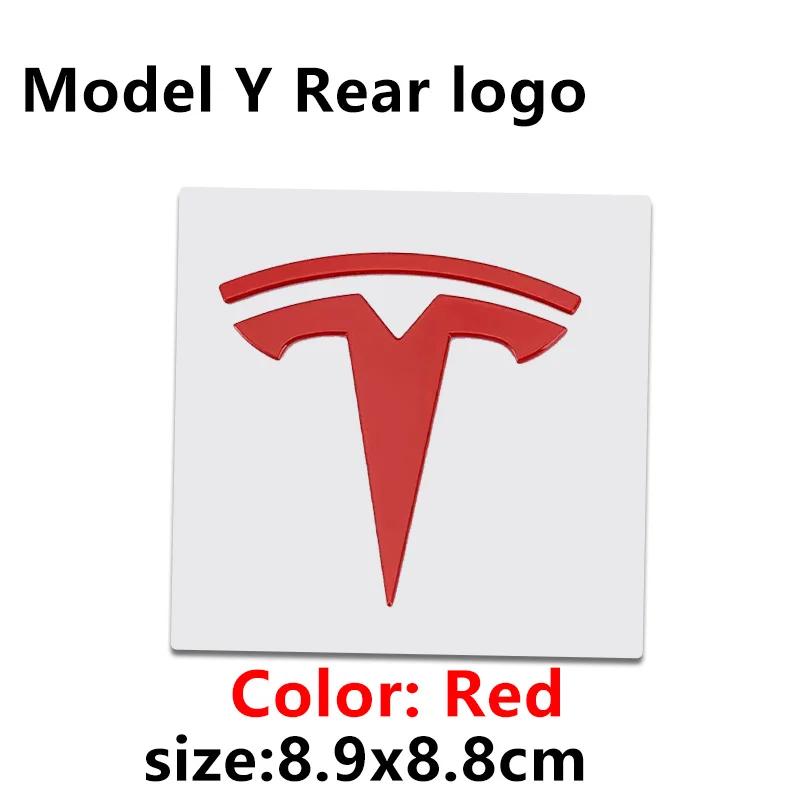 ALL1 1 PC Replacement Front Label Trunk Label for Tesla Model 3 Mode Y Logo Rear Tail Label Car Accessories Personalized Car Sticker
