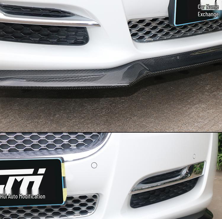 Carbon Fiber Front Lip Spoiler for 2017-2019 Jaguar XJL