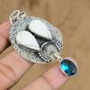 Wedding Gift For Her 925 Sterling Silver Natural Howlite Gemstone Pendant