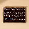 Flat Bottom Jewelry Display Tray Multi Compartments Jewelry Drawer Inserts  Earring