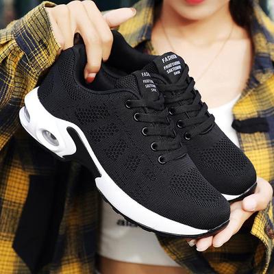 Women's Summer Breathable Running Shoes, Air Cushion, Casual, Plus Size Sports Shoes