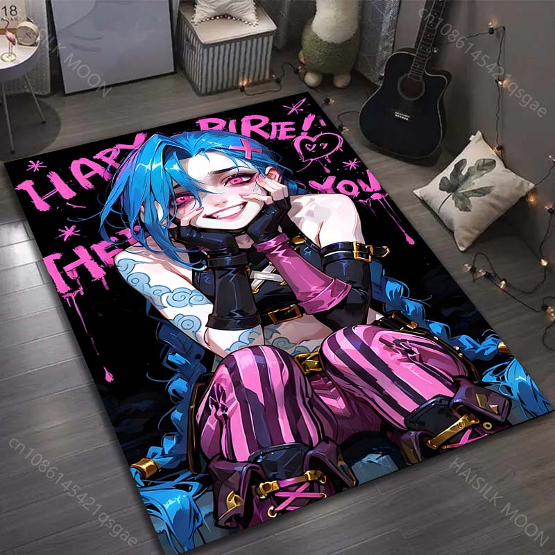 15 Größen A-Arcane Print Gamer Teppich für Wohnzimmer Schlafzimmer Sofa Fußmatte Dekor Sofatisch Bereichsteppich Rutschfeste Bodenmatte für Geschenke