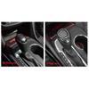 For Chevrolet Equinox 2018- Car Carbon ABS Grain Gear Shift Knob Cover Trim