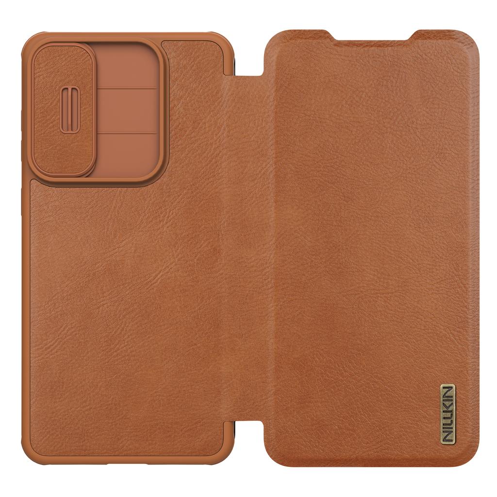 NILLKIN Für Samsung Galaxy S25 Edge Handyhülle Qin Pro Lederhülle Kameraschutz Rückseite