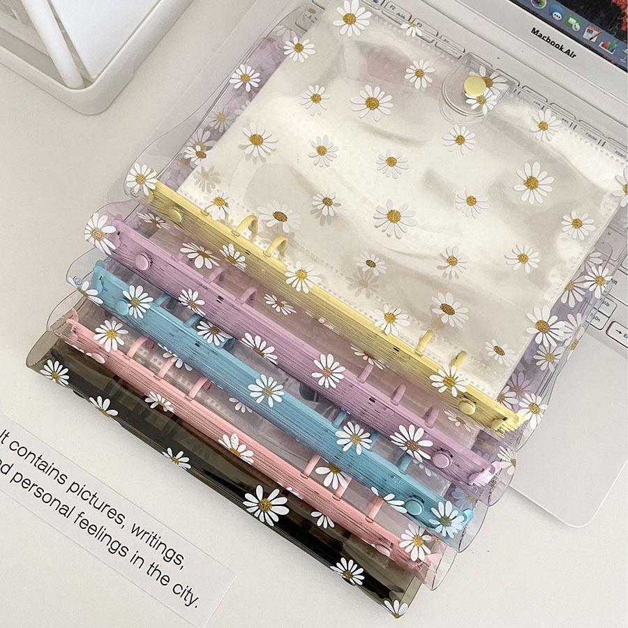 A5 A6 Daisy Binder Photo Card Collection Book Postcard Organizer Diary Notebook School Stationery
