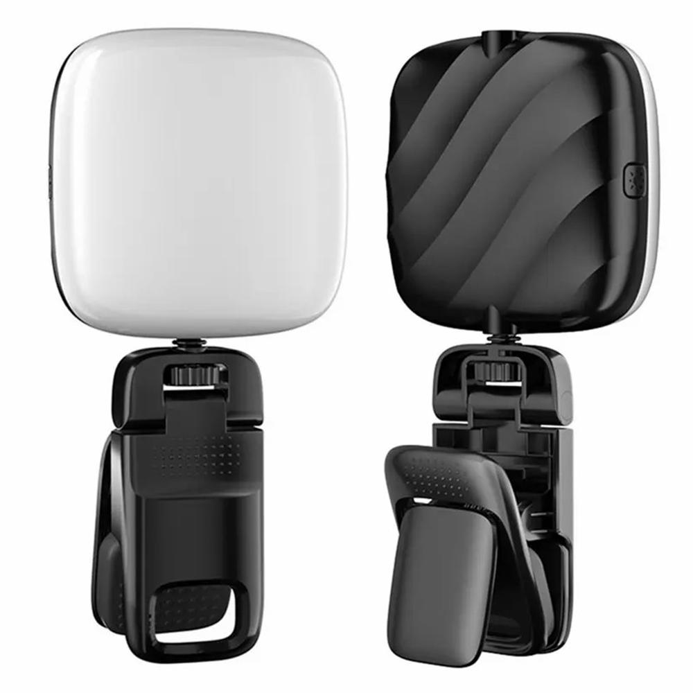 

D1 Mini Laptop Phone Clip-on Lamp 3 Color Temperature Live Streaming Fill Light Black