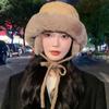 with Earmuff Ear Protection Hat Korean Stye Women Fisherman Cap Winter Plush Bucket Hat  Outdoor
