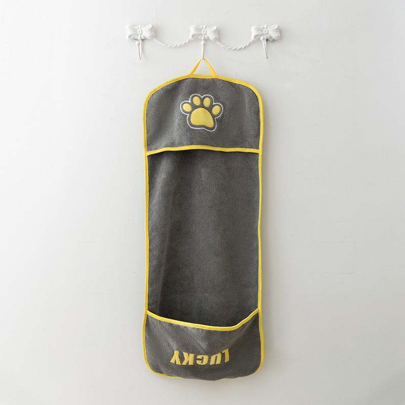 Extra Large Quick-Dry Absorbent Dog Bathrobe for Golden Retrievers and Shiba Inus
