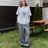 Myujeumudeu Crochet 2-Way Jogger Wide Pants