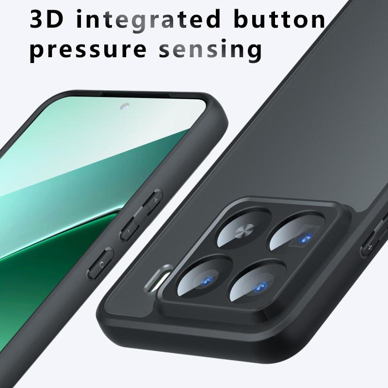 For Xiaomi 15 Case Cover Mi 15 Capas New Shockproof Phone Bumper Back Matte Frosted Transparent Fundas Xiaomi 15 Mi15 Xiaomi15