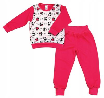 CHILDREN' PAJAMAS PINK Panda Size 80 KLEKLE