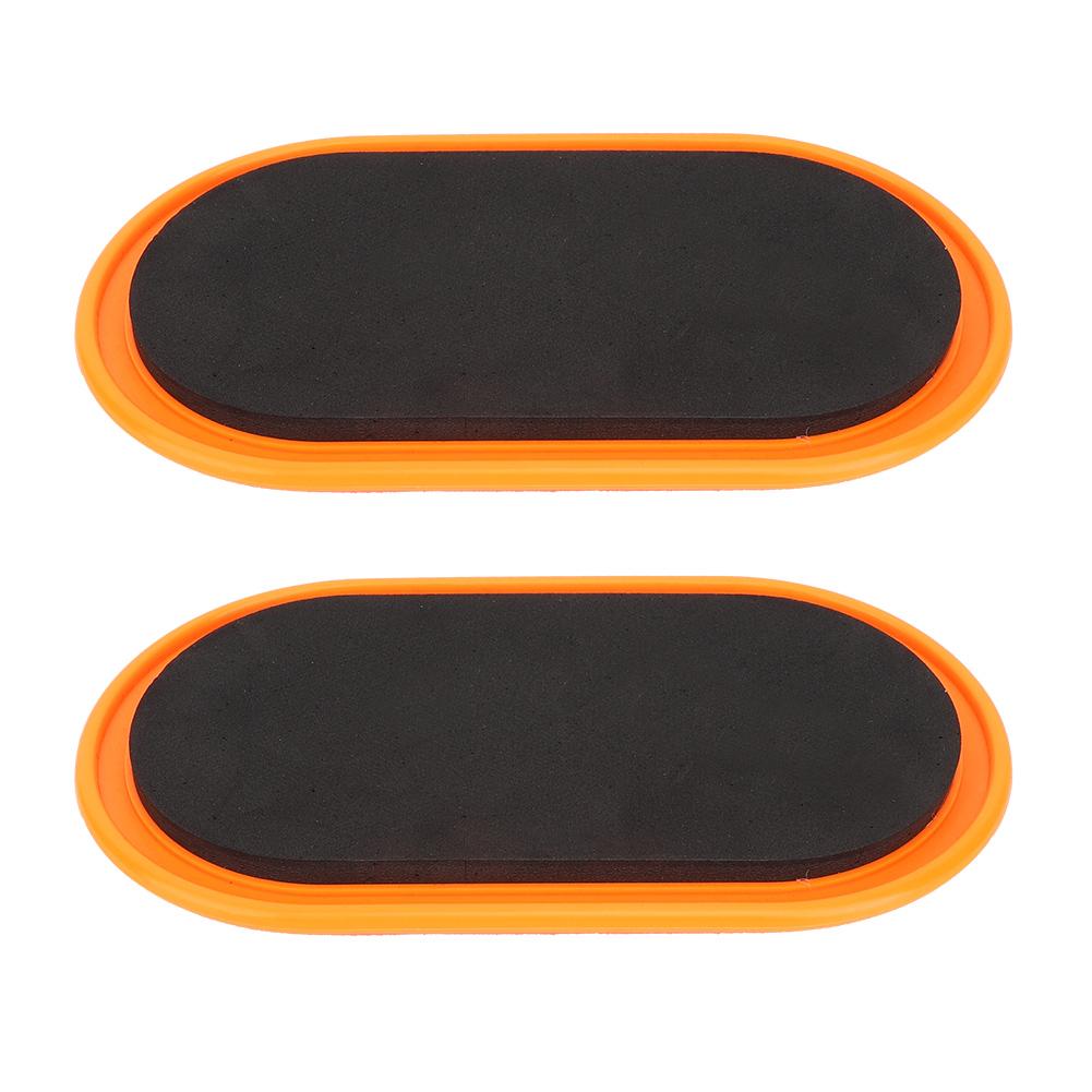 2Pcs Oval Yoga Sliding Disks Sports Fitness Disc Training Slider Exercise Workout Slide Mat Equipment