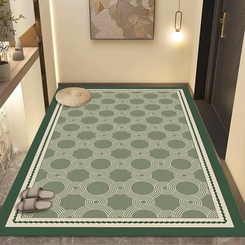 Door Floor Mat, Silicone Crystal Carpet, Door Entrance, Dirt-Resistant And Easy To Take Care Of, Can Be Cut, Non-Slip, Door Floor Mat