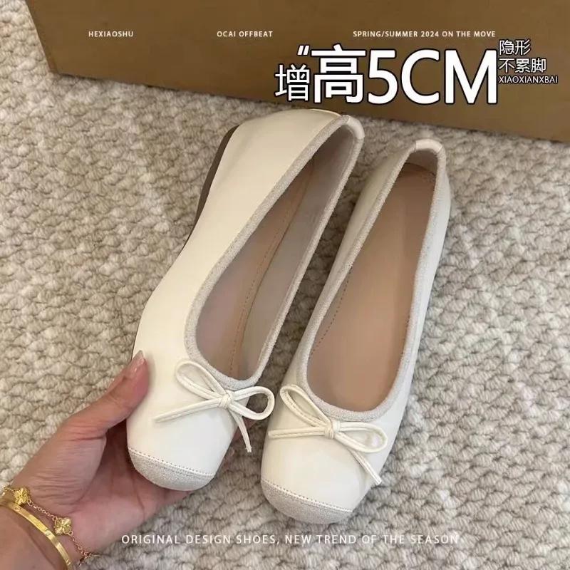 Women's Shoes Platform Soft Ballet Flats Female Footwear Round Toe Casual