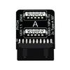 Motherboard USB Expansion Adapter Providing Two USB3.0 Type A Port Compatible 19 pin Connector for Various Layout