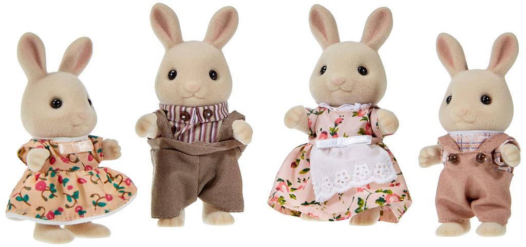 (Rodina) - Sylvanian 4108 Families Rodina mléčných králíčků